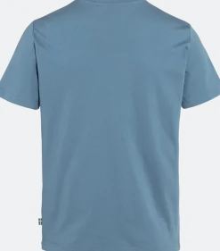 Fjällräven Women's Fox Boxy Logo Tee Dawn Blue