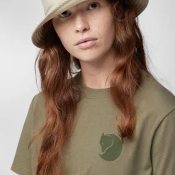Fjällräven Women's Fox Boxy Logo Tee Dusty Rose