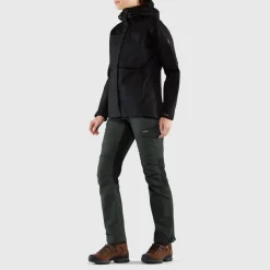 Fjällräven Women's Kaipak Trousers Curved Basalt