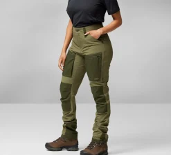 Fjällräven Women's Keb Agile Trousers Suede Brown-dark Olive