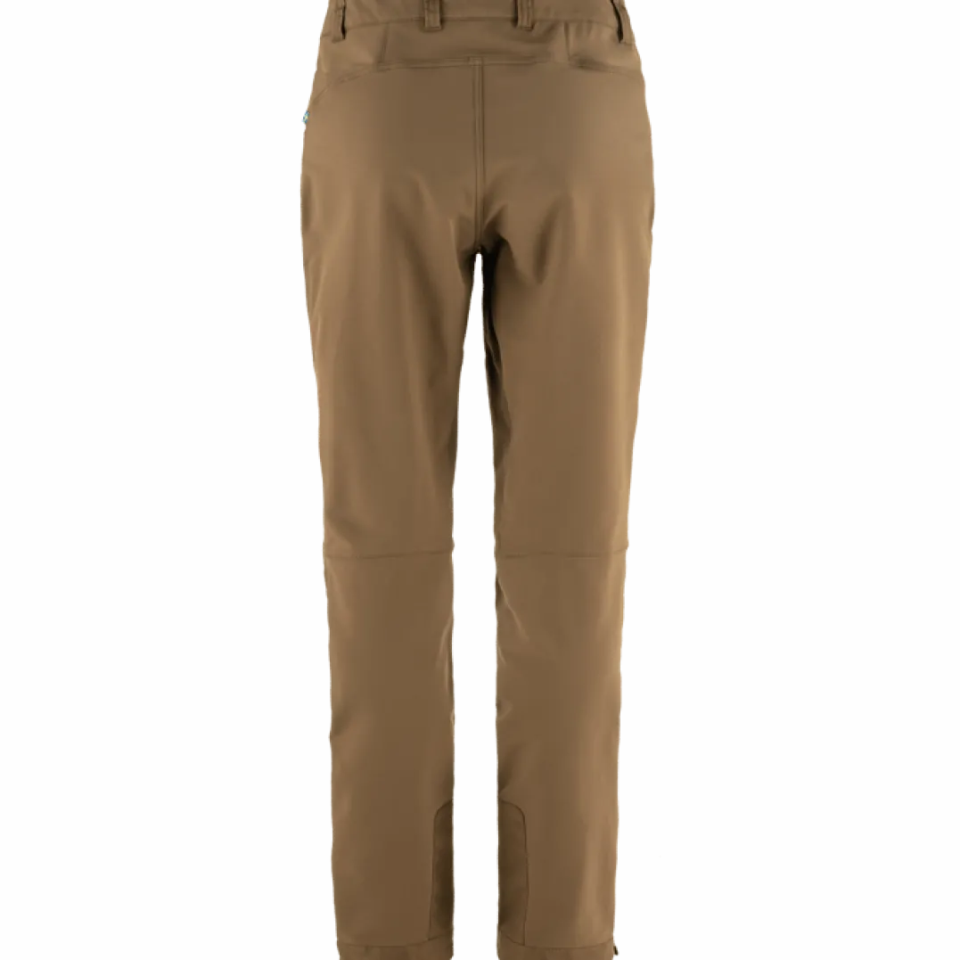 Fjällräven Women's Keb Agile Winter Trousers Wood Brown