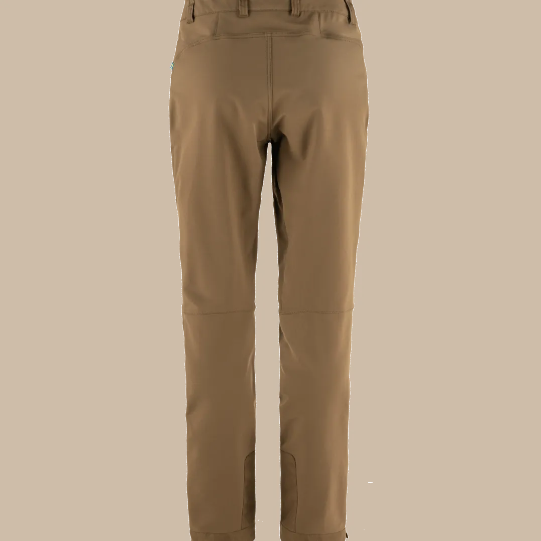 Fjällräven Women's Keb Agile Winter Trousers Wood Brown