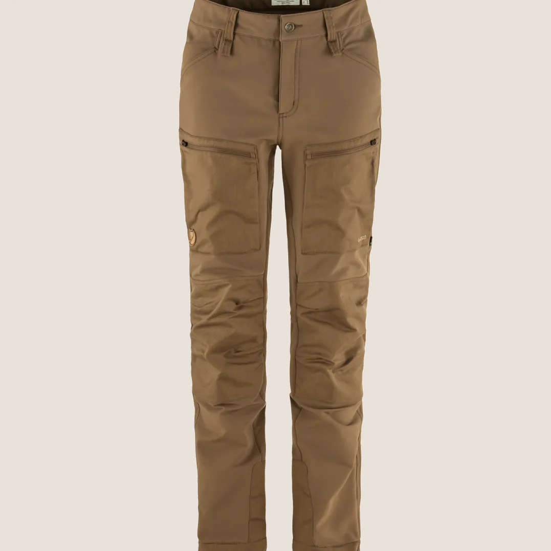 Fjällräven Women's Keb Agile Winter Trousers Wood Brown