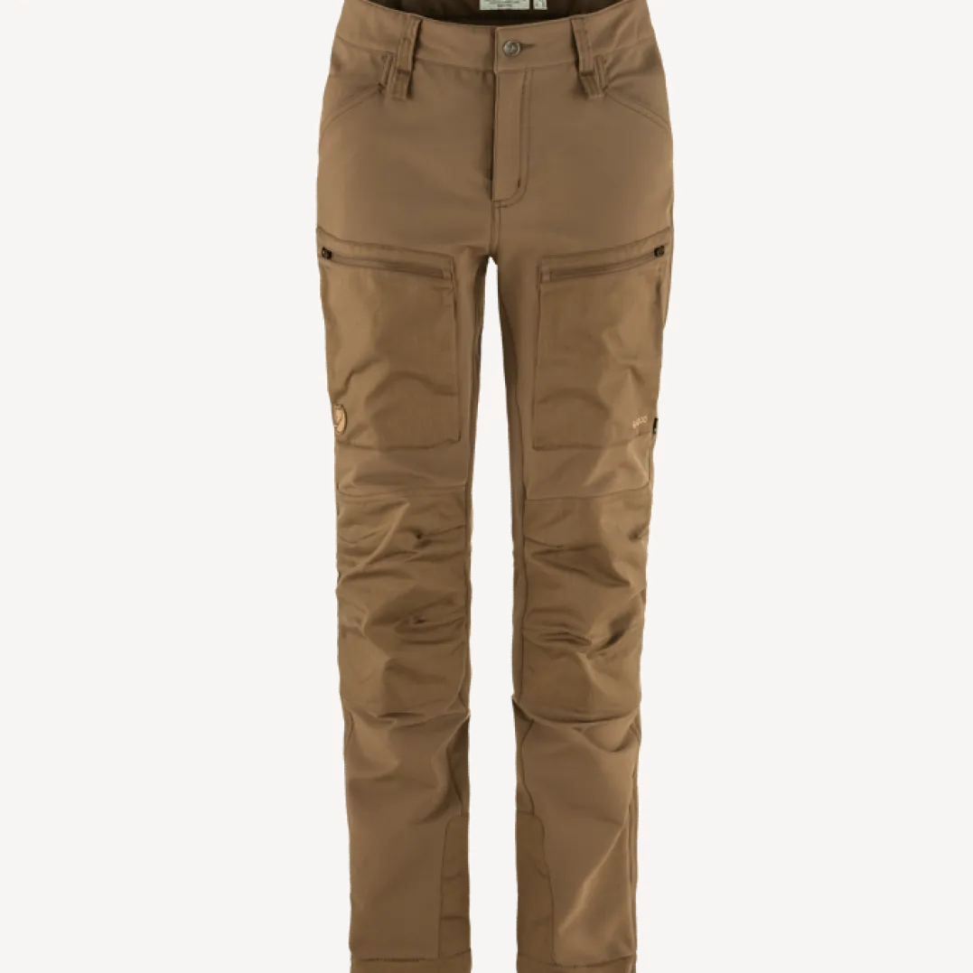Fjällräven Women's Keb Agile Winter Trousers Wood Brown