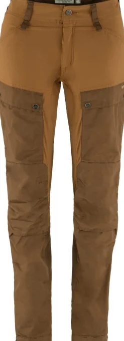 Fjällräven Women's Keb Trousers Curved Timber Brown-Chestnut