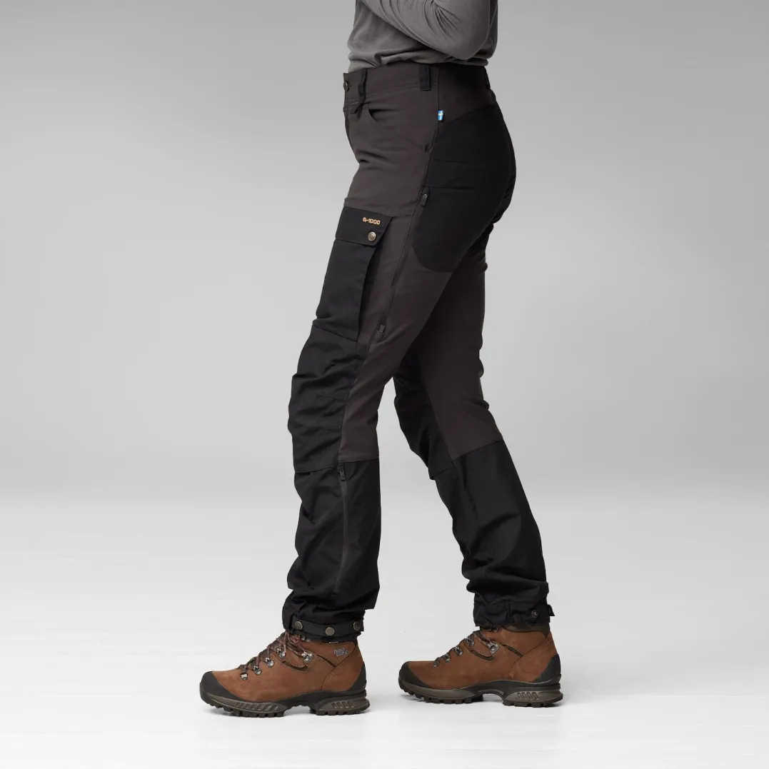 Fjällräven Women's Keb Trousers Curved Cabin Red-Rowan Red