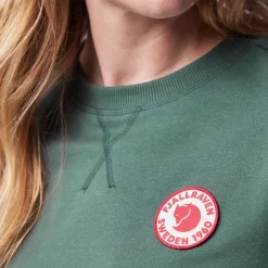 Fjällräven Women's 1960 Logo Badge Sweater Deep Patina