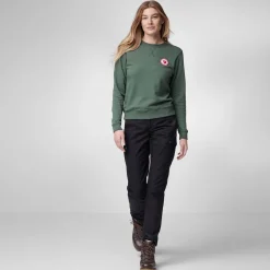 Fjällräven Women's 1960 Logo Badge Sweater Deep Patina