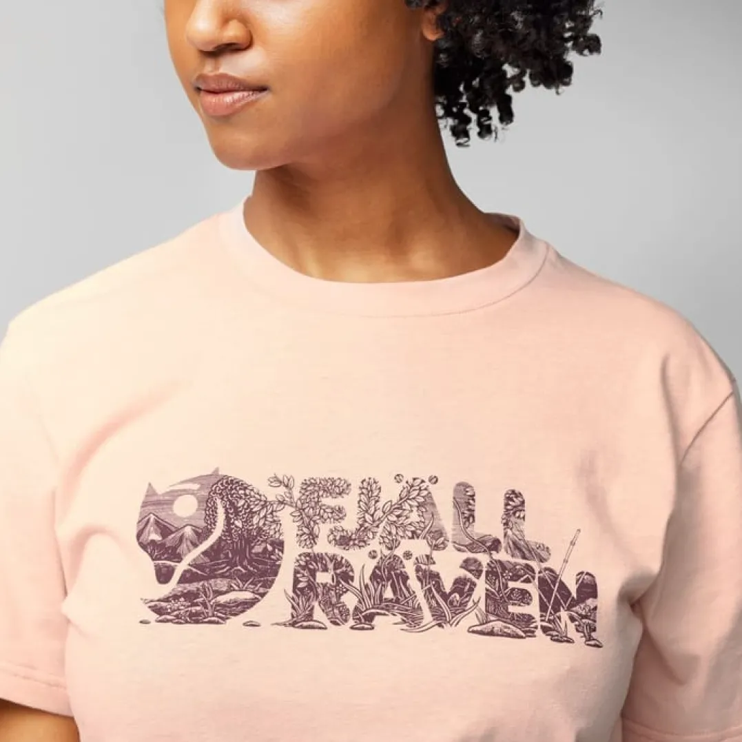 Fjällräven Women's Lush Logo T-Shirt Green