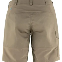 Fjällräven Women's Nikka Shorts Curved Suede Brown