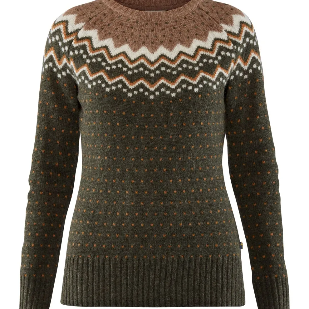 Fjällräven Women's Övik Knit Sweater Deep Forest
