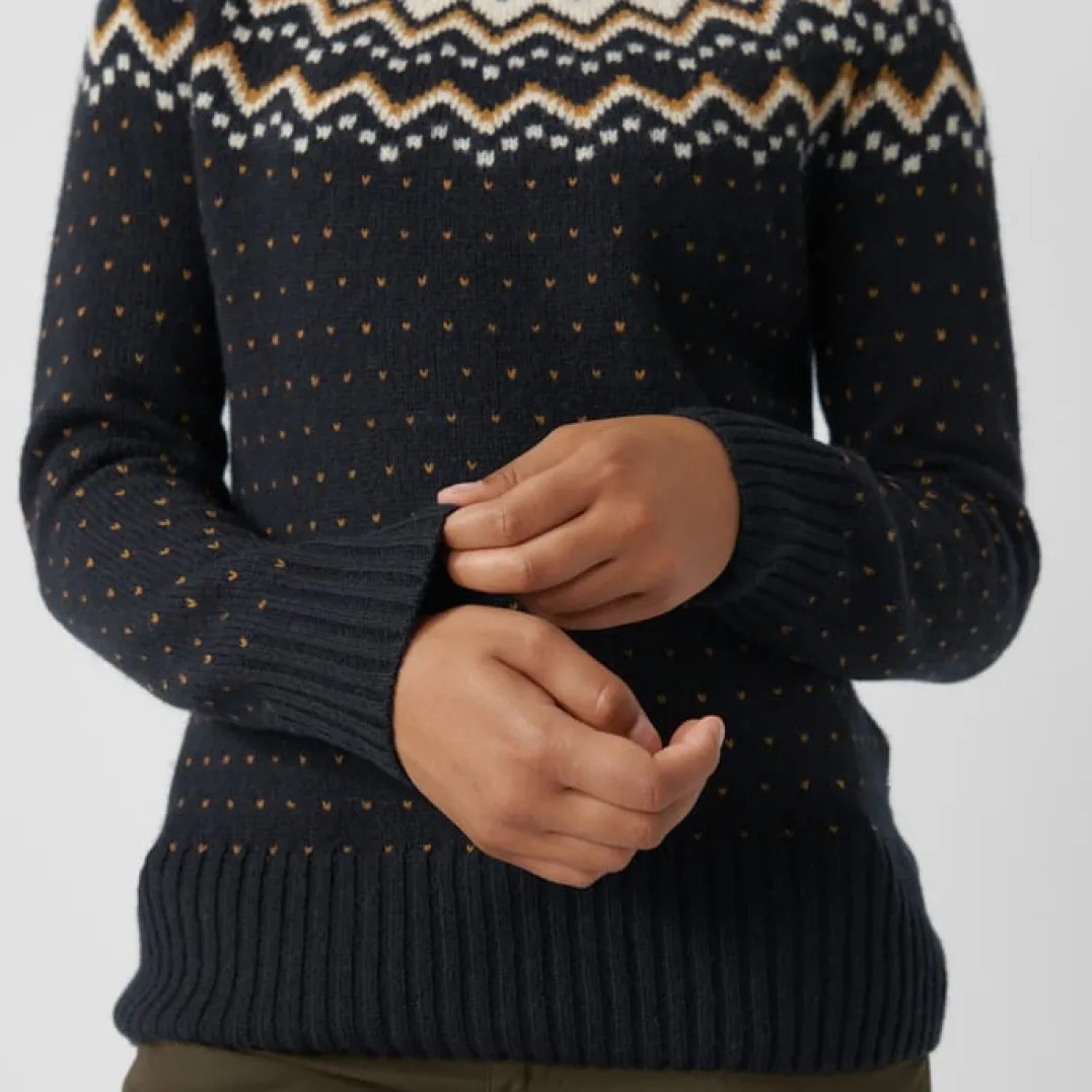Fjällräven Women's Övik Knit Sweater Dark Navy