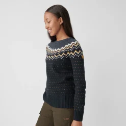 Fjällräven Women's Övik Knit Sweater Dark Navy