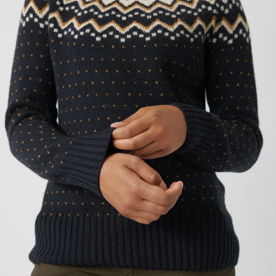 Fjällräven Women's Övik Knit Sweater Dark Navy