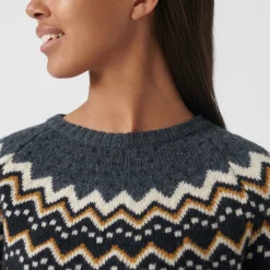 Fjällräven Women's Övik Knit Sweater Dark Navy