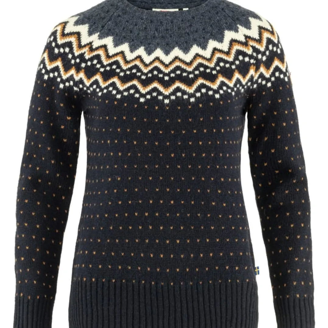 Fjällräven Women's Övik Knit Sweater Dark Navy