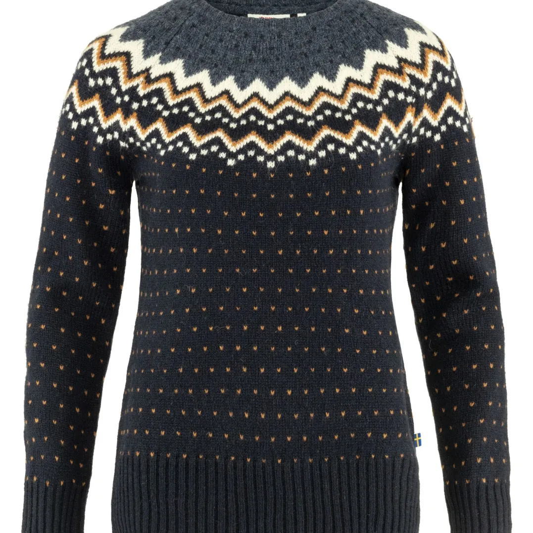 Fjällräven Women's Övik Knit Sweater Dark Navy