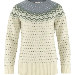 Fjällräven Women's Övik Knit Sweater Chalk White/Flint Grey