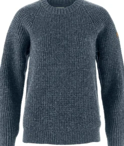 Fjällräven Women's Övik Waffle Knit Navy