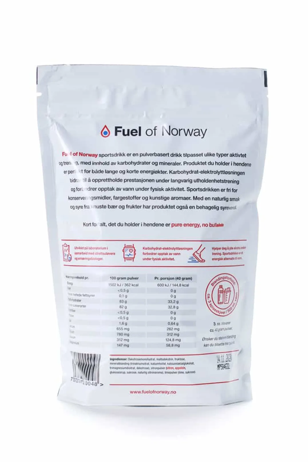Fuel of Norway Sportsdrikke White