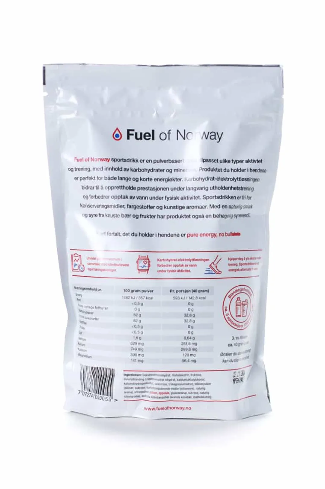 Fuel of Norway Sportsdrikke White
