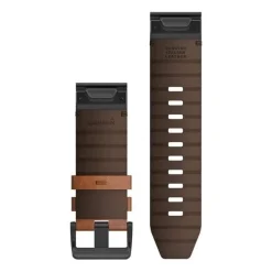 Garmin Acc,Fenix 6x 26mm Quickfit Chestnut Leather Band Chestnut