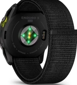 Garmin Enduro 3 Carbon Grey DLC Titanium/Black UltraFit Nylon Strap