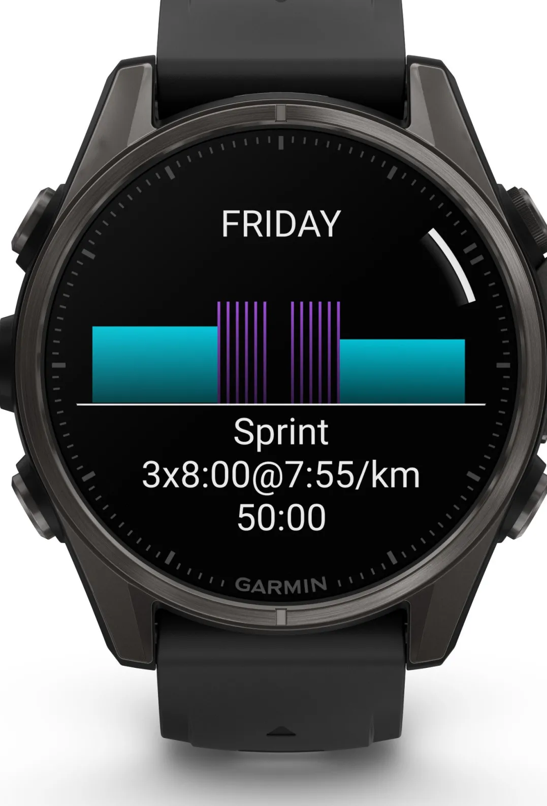 Garmin Fenix 8 Amoled 43mm, Sapphire Carbon Gray DLC Titanium - Black/Pebble Grey Silicone Strap