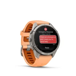 Garmin Fenix 9 Pro, Amoled, Inreach, 43mm, Titan/shell Pink/autumn Organge