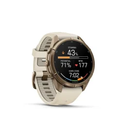 Garmin Fenix 9 Pro, Amoled, Inreach, 43mm, Gold/fog Gray