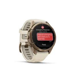 Garmin Fenix 9 Pro, Amoled, Inreach, 43mm, Gold/fog Gray