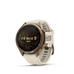 Garmin Fenix 9 Pro, Amoled, Inreach, 43mm, Gold/fog Gray