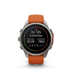 Garmin Fenix 9 Pro, Amoled, Inreach, 47mm Titan/autumn Orange/spark Orange