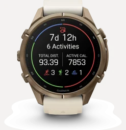 Garmin Fenix 9 Pro, Amoled, 43mm Gold/cream/fog Gray