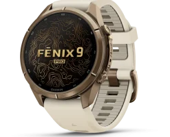Garmin Fenix 9 Pro, Amoled, 43mm Gold/cream/fog Gray
