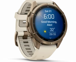 Garmin Fenix 9 Pro, Amoled, 43mm Gold/cream/fog Gray