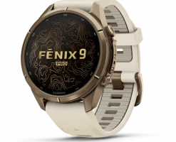 Garmin Fenix 9 Pro, Amoled, 43mm Gold/cream/fog Gray