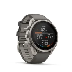 Garmin Fenix 9 Pro, Solar, Inreach, 47mm Titan/peble Gray/silver Gray