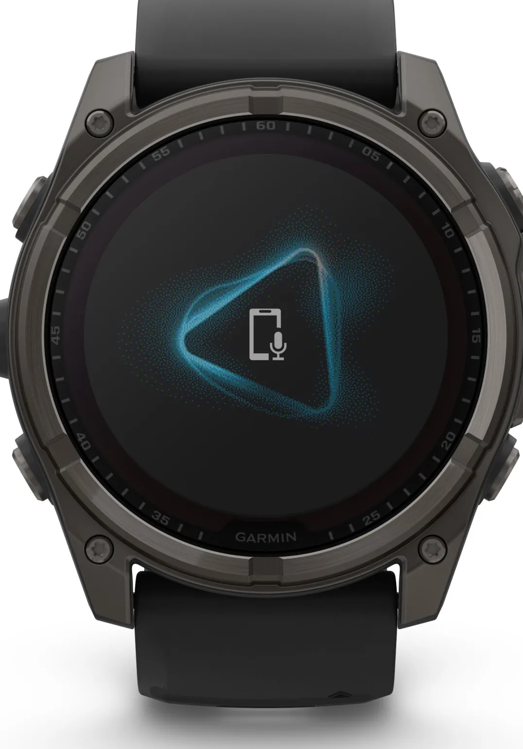 Garmin Fenix 8 Solar 51mm, Sapphire Solar Carbon Gray DLC Titanium - Black/Pebble Grey Silicone Strap