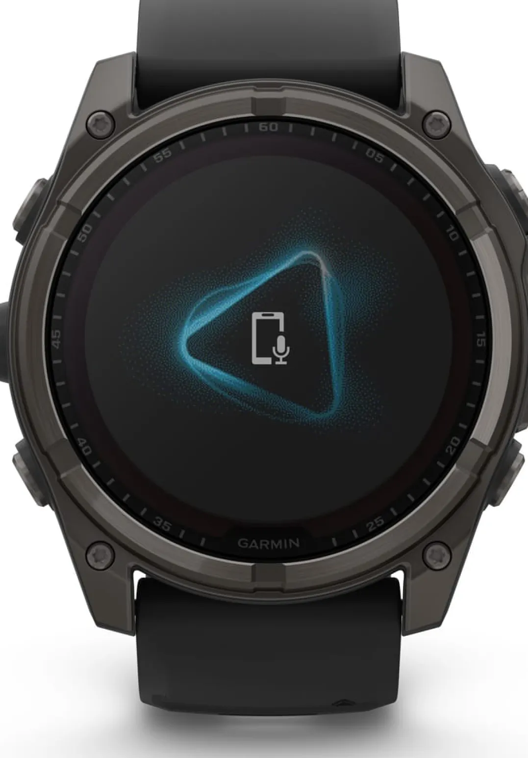 Garmin Fenix 8 Solar 51mm, Sapphire Solar Carbon Gray DLC Titanium - Black/Pebble Grey Silicone Strap