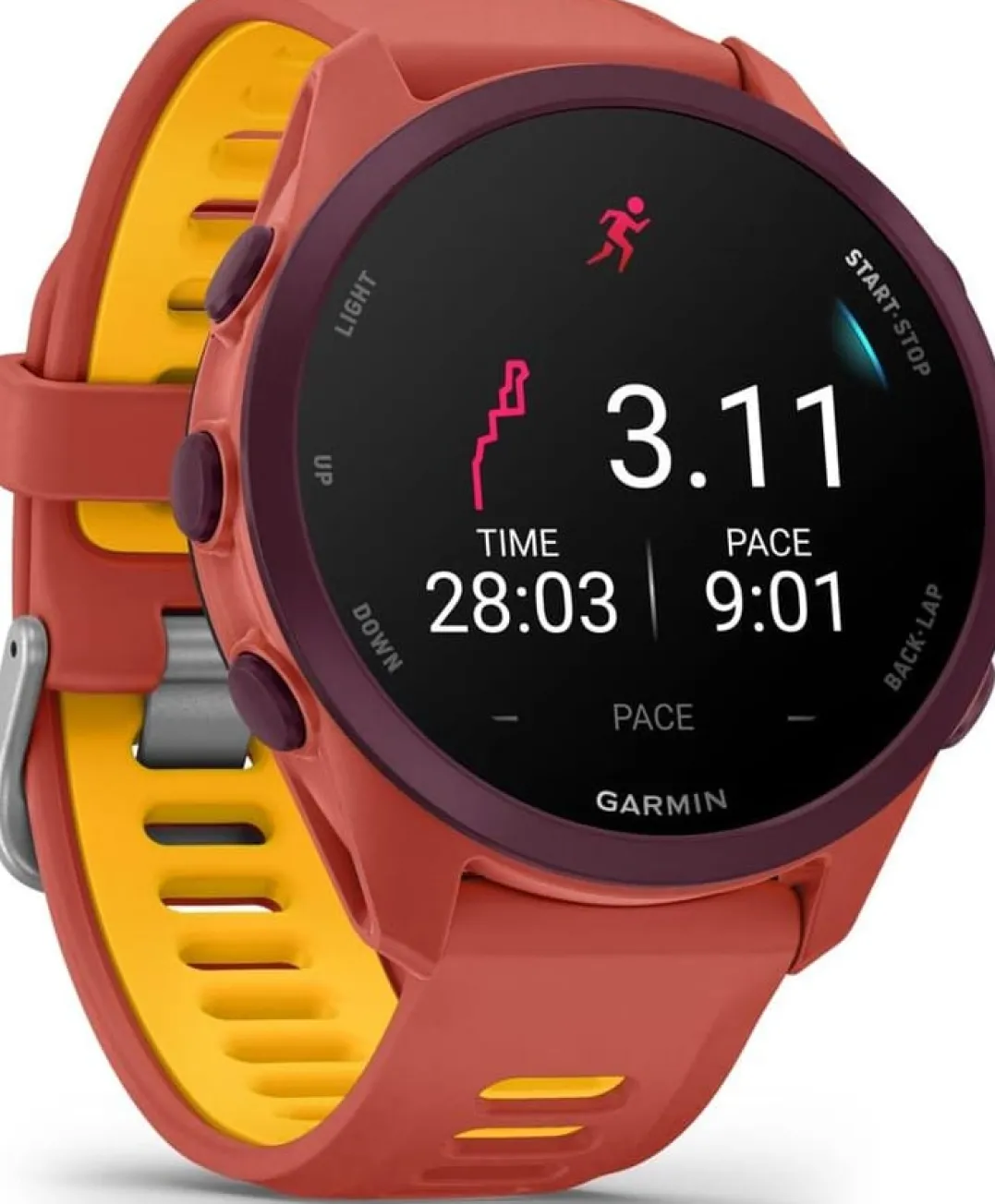 Garmin Forerunner 170 Music Red Pink/mango