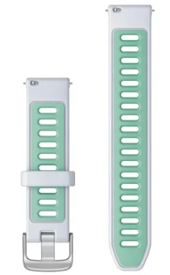 Garmin Hurtigutløsningsremmer (18 Mm) Whitestone/tidal Blue Med Sølvfarget Anordning