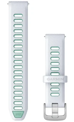 Garmin Hurtigutløsningsremmer (18 Mm) Whitestone/tidal Blue Med Sølvfarget Anordning