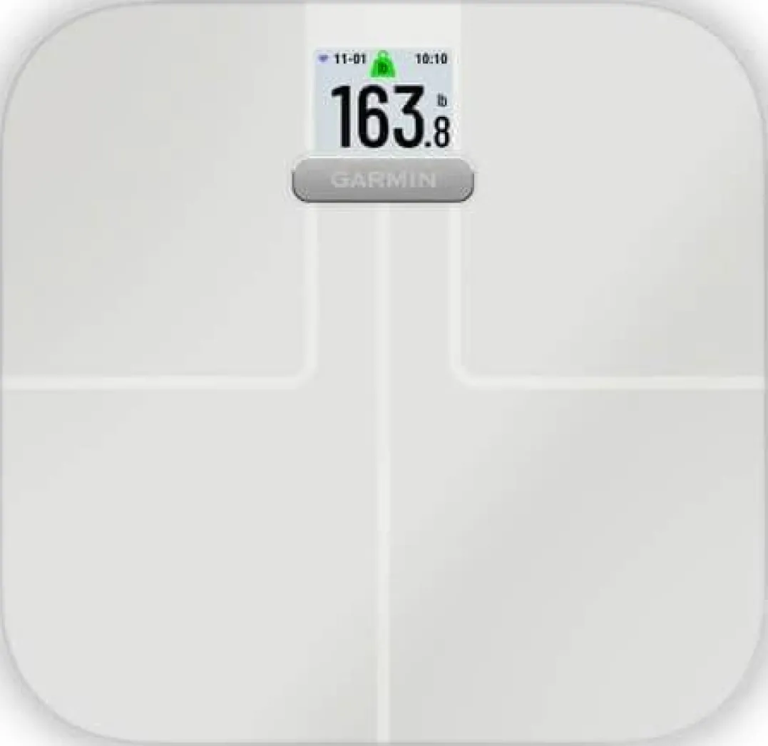 Garmin Index S2 Smart Scale, Intl, White, 1 pack White