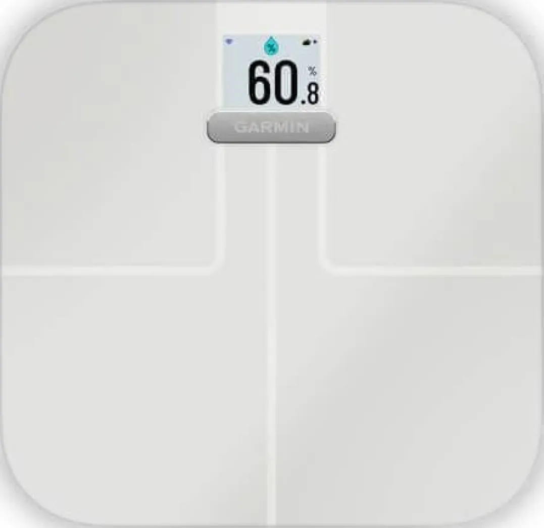 Garmin Index S2 Smart Scale, Intl, White, 1 pack White