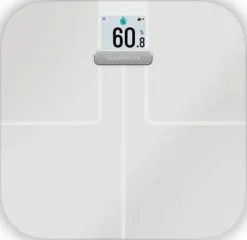 Garmin Index S2 Smart Scale, Intl, White, 1 pack White