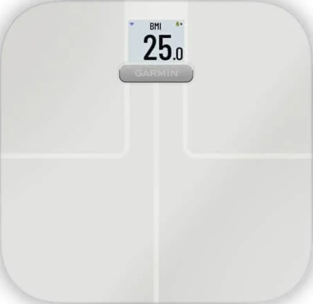Garmin Index S2 Smart Scale, Intl, White, 1 pack White