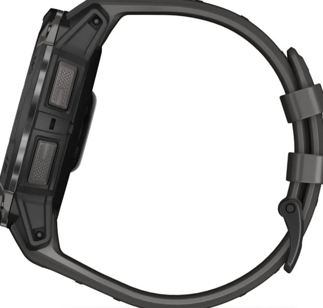 Garmin Instinct 3 AMOLED, 50mm Black Bezel With Charcoal Band