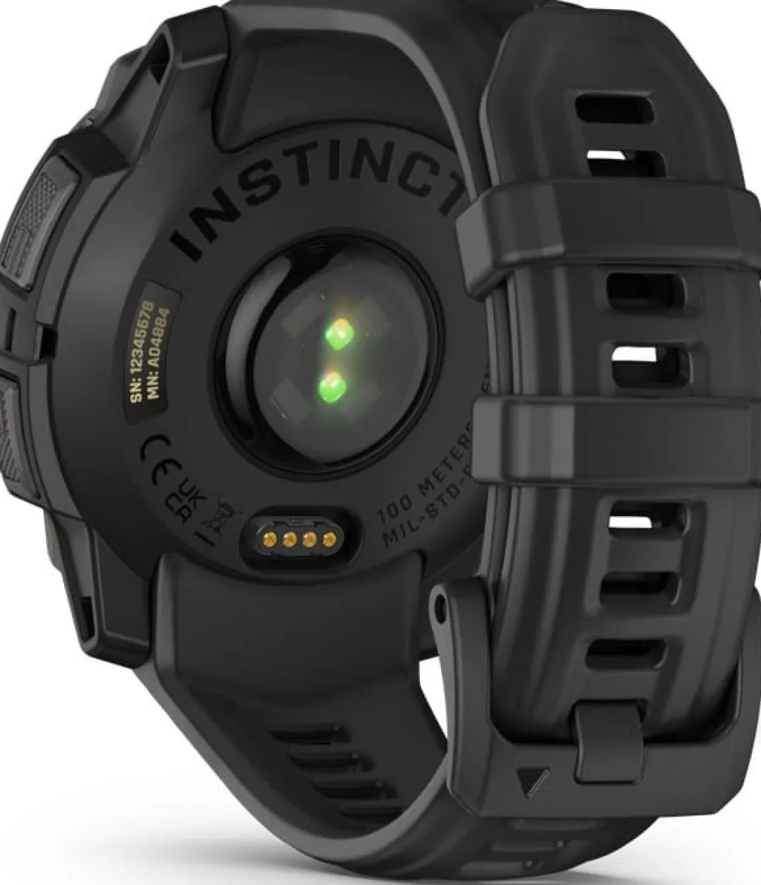 Garmin Instinct 3 AMOLED, 45mm Black Bezel With Black Band
