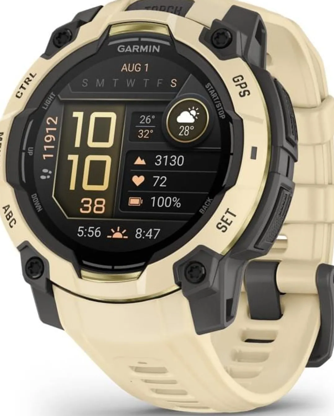 Garmin Instinct 3, Amoled 45mm Citrine Gray